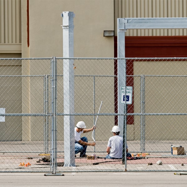 how much time can i lease the temporary fence for my building site or event in Corcoran